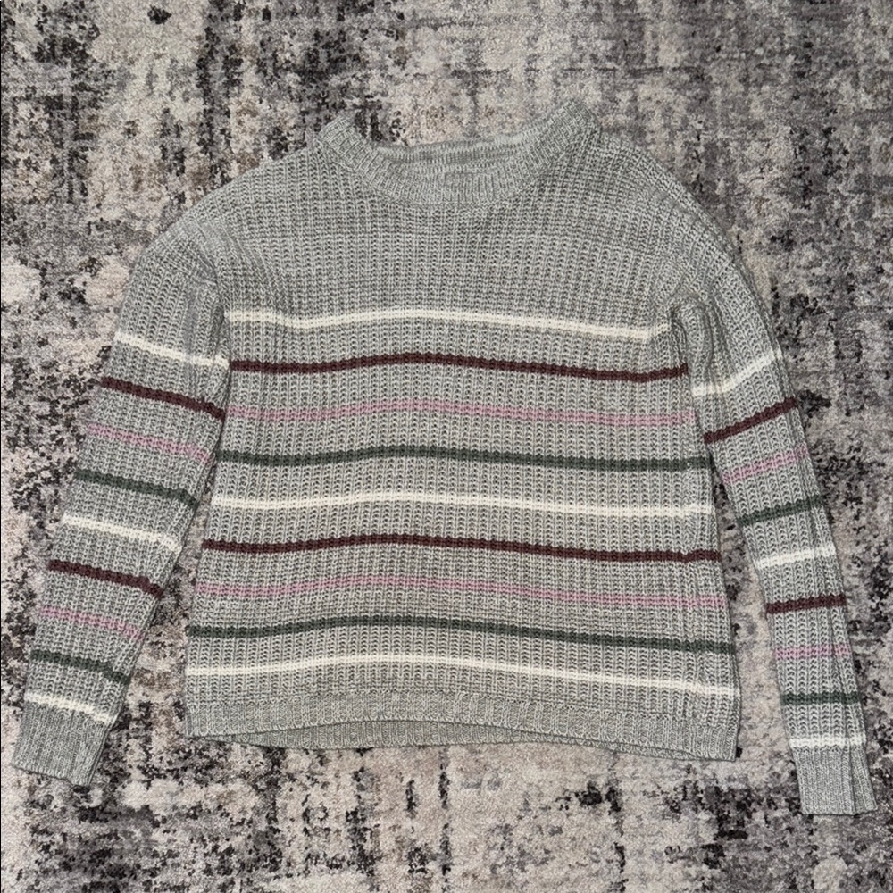 Striped Knit Sweater